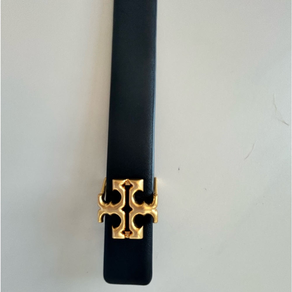 Tury Burch black leather belt